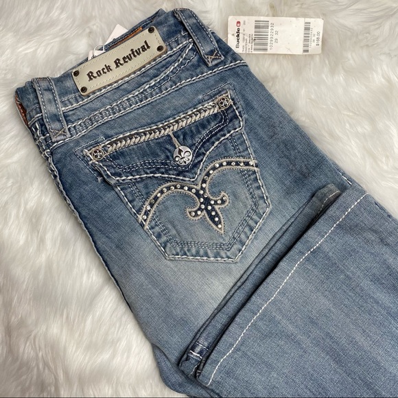 Rock Revival Sasha boot/flare Jeans size 29 - Picture 4 of 5